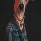 Hund Apollo auf Leinwand – Einzigartige Wandkunst für Hundeliebhaber