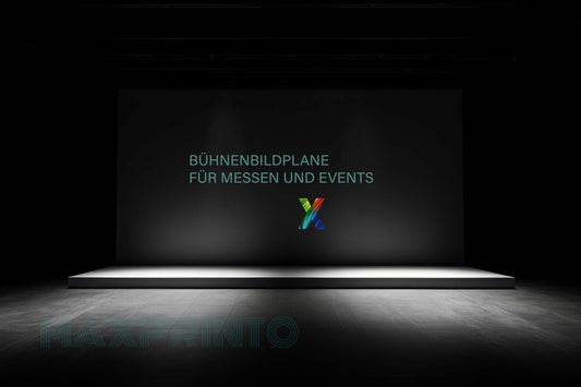 Bühnenhintergrundtücher - bedruckte Plane für Bühnen oder Dekoration MAXPRINTO