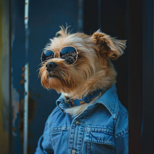 Hund Coolio auf Leinwand – Kunst, die das Herz berührt