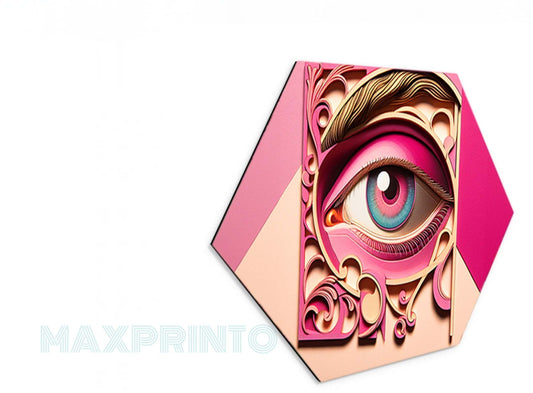 Hexagone - Premium, Butlerfinish und Acryl Qualität MAXPRINTO