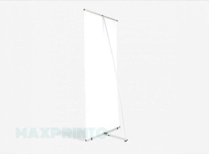 L-Banner - Freistehendes Banner mit Ständer MAXPRINTO