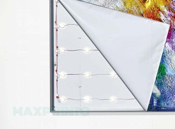 Outdoor LED-Leuchtrahmen - Aluminium-Außenrahmen mit Beleuchtung MAXPRINTO