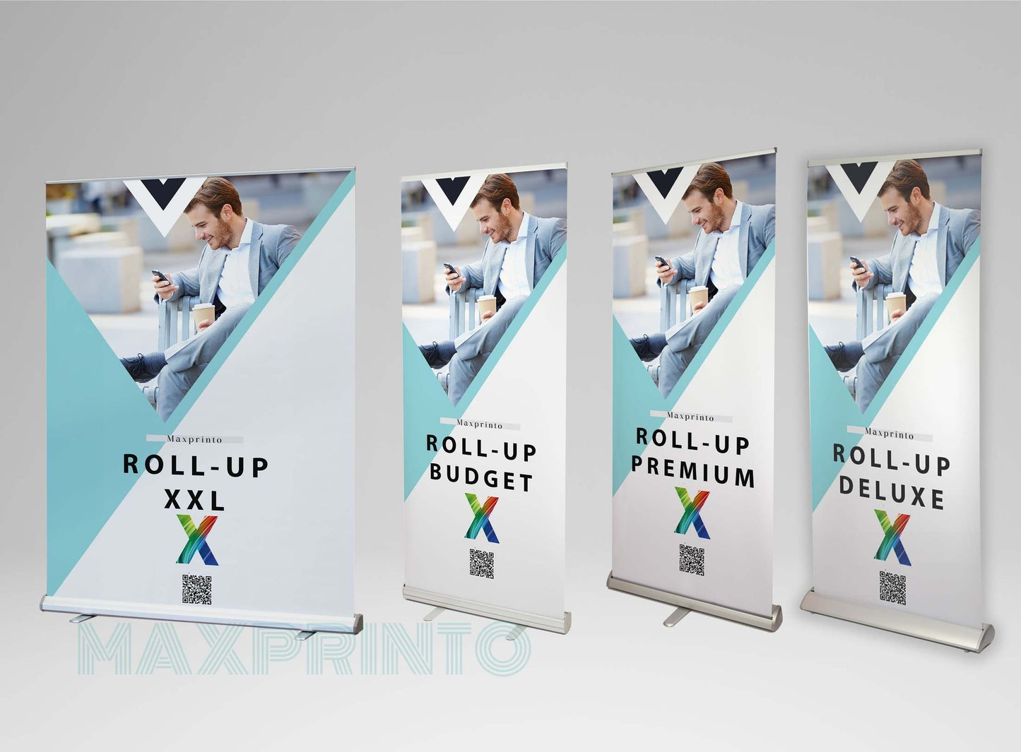 Roll-Up - Freistehendes Banner mit Rollsystem MAXPRINTO