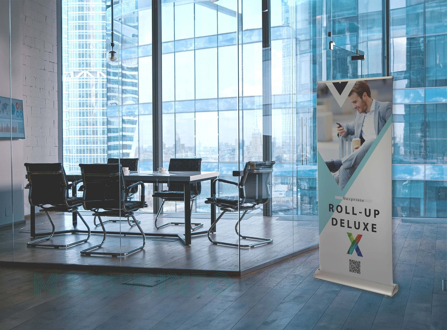 Roll-Up - Freistehendes Banner mit Rollsystem MAXPRINTO