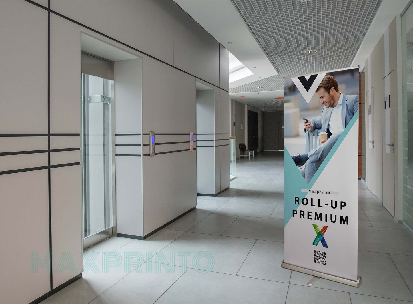 Roll-Up - Freistehendes Banner mit Rollsystem MAXPRINTO