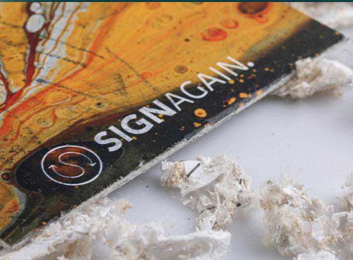 Sign Again - Recyceltes Material MAXPRINTO